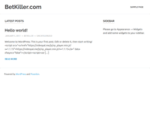 Tablet Screenshot of betkiller.com